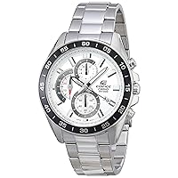 Casio Men's EFV-550D-7AVUDF Edifice Analog Display Quartz Silver Watch