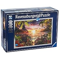 Ravensburger Paradise Sunset 18,000 Piece Jigsaw Puzzle for Adults - 17824 - Handcrafted Tooling, Durable Blueboard, Every Piece Fits Together Perfectly