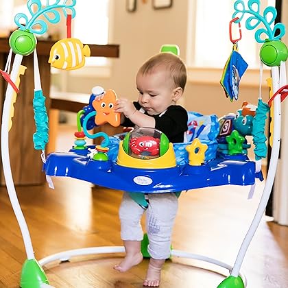 Baby Einstein Neptune's Ocean Discovery Activity Jumper, Ages 6 months +, Max weight 25 lbs., Unisex