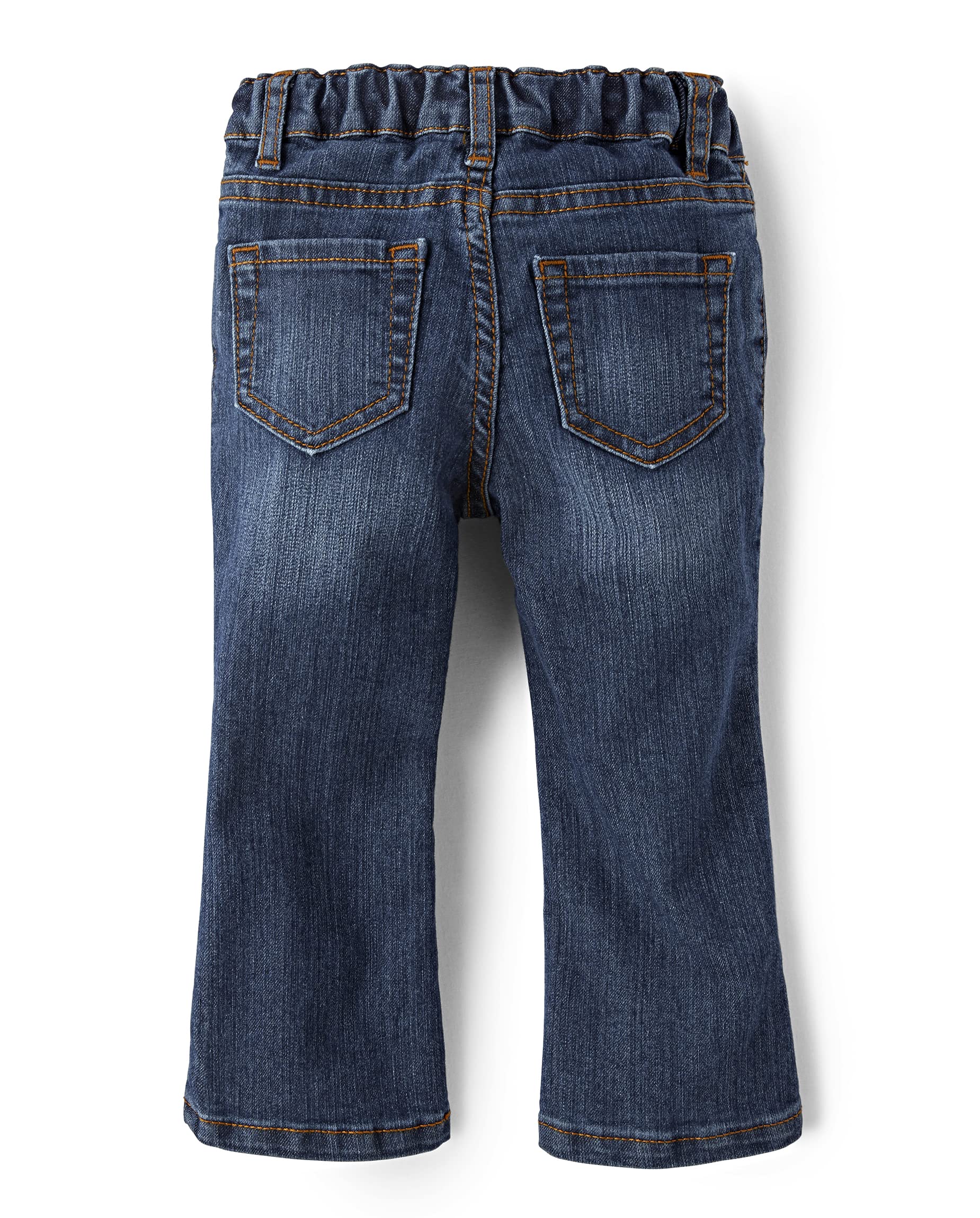 The Children's Place Baby Toddler Girls Basic Bootcut Jeans