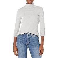 Amazon Essentials Women's Classic-Fit Long-Sleeve Mockneck Top (Available in Plus Size)