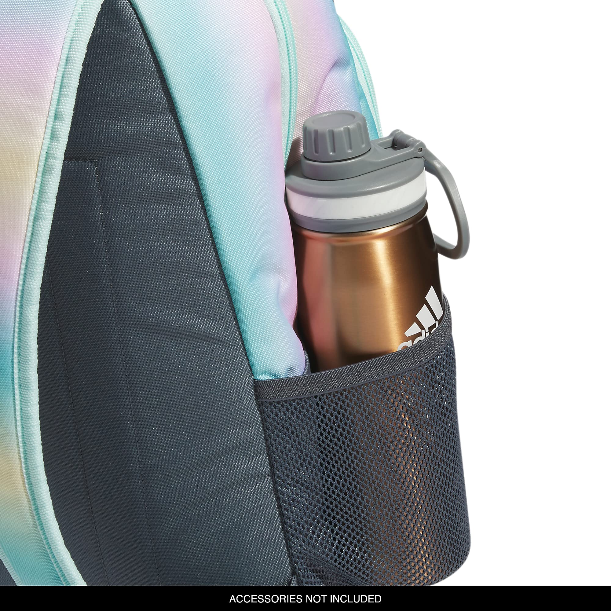 adidas Creator 2 Backpack, Gradient Flash Aqua/Onix Grey/White, One Size