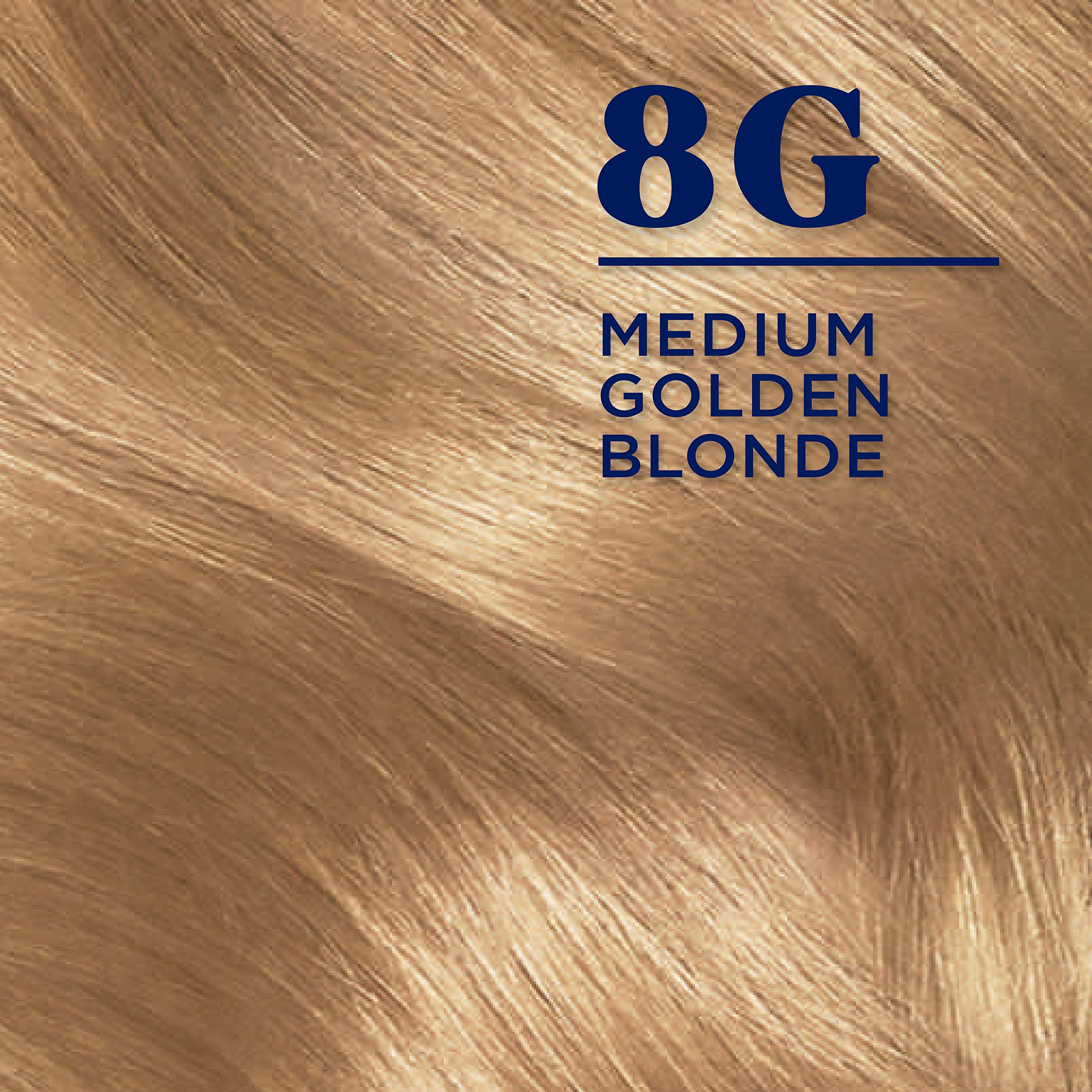 Clairol Nice'n Easy Permanent Hair Dye, 8G Medium Golden Blonde Hair Color, Pack of 1