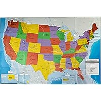 United States USA Wall Map 39.4