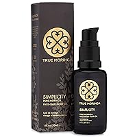 True Moringa Oil 100% Pure, Cold-Pressed Moringa Oil for Face, Hair & Skin⎜Anti Aging. Brightening Moisturizer, Unscented 30 ml ⎜