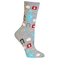 Hot Sox Women's Fun Occupation & Mom Crew Socks-1 Pair Pack-Cute & Funny Mother's Day Gifts