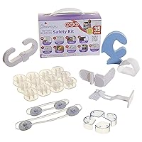 Dreambaby No Tools No Screws Safety Kit - Home Baby Proofing Kit - 35 Pcs - Model L7081