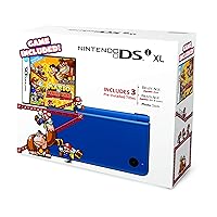 Nintendo DSi XL - Midnight Blue Bundle with Mario vs Donkey Kong Mini-Land Mayhem