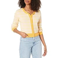 KENDALL + KYLIE Women's Cropped Gingham Cardi