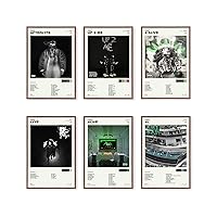 Yeat Poster Music Album Cover Posters for Room Aesthetic Print Set of 6 Wall Art for Girl and Boy Teens Dorm Decor 8x12 inch Unframed