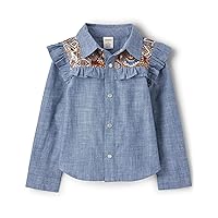 Gymboree Girls' and Toddler Long Sleeve Woven Shirts