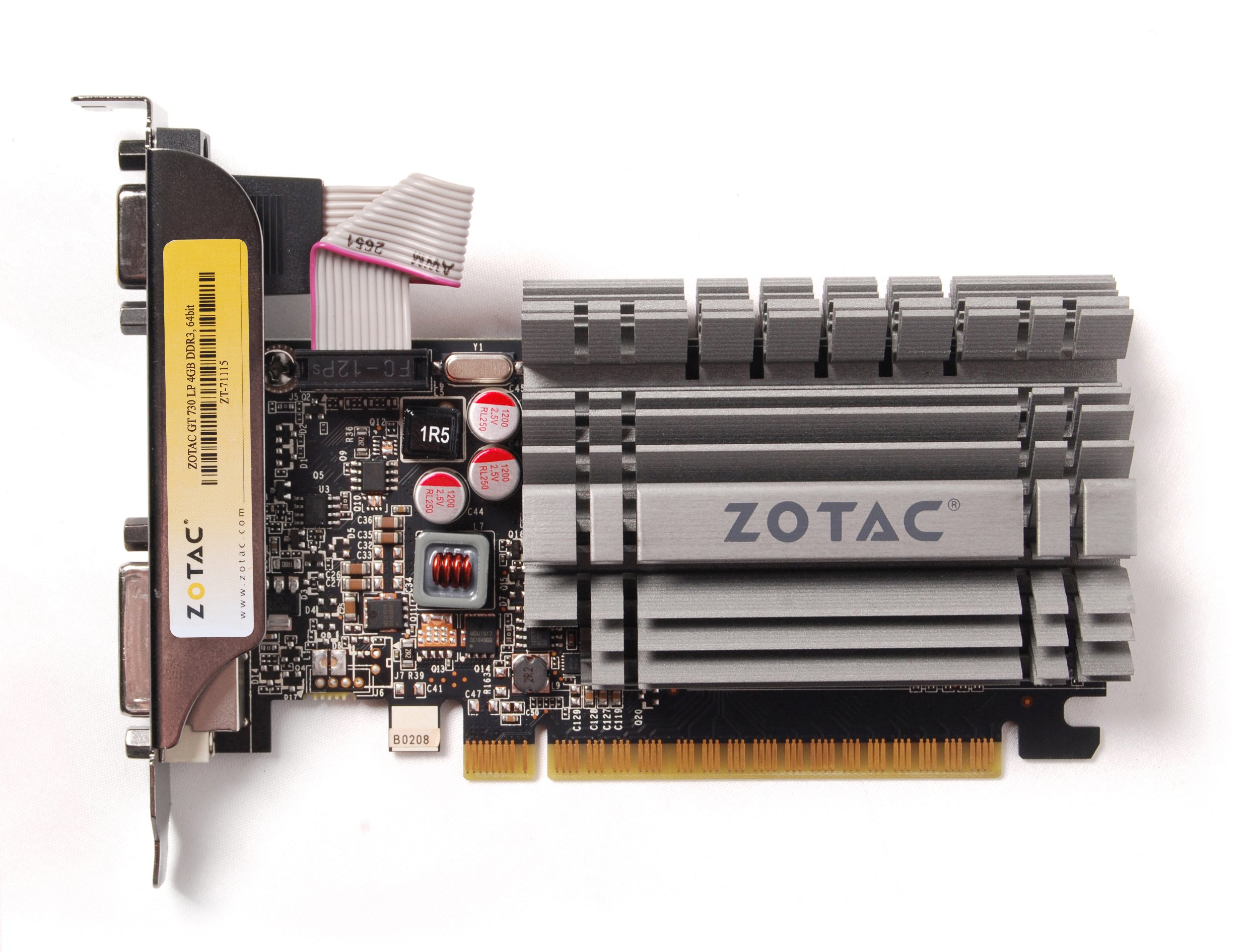 ZOTAC GeForce GT 730 Zone Edition 4GB DDR3 PCI Express 2.0 x16 (x8 lanes) Graphics Card (ZT-71115-20L)