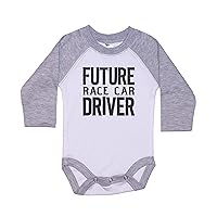 Baby Racing Outfit/Future Race Car Driver/Raglan Onesie/Newborn Bodysuit