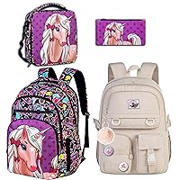 CCJPX 16 inch and 18 inch Elementary School Backpacks for Girls