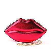 Shiny Lips Crossbody Bags