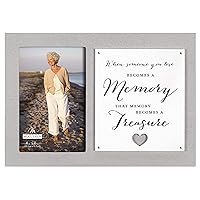 Malden International Designs 5x7 When Someone You Love Becomes A Memory Gray Remembrance Picture Frame