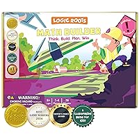 Logic Roots Math Builder Board Game for Kids - Fun Learning Game for 8 - 12 Year Olds, Educational STEM Toy to Master Equation Building, for Girls & Boys, Homeschoolers, Grade 3 and Up