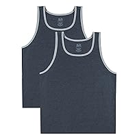 Fruit of the Loom Men's Eversoft Cotton Sleeveless T Shirts, Breathable & Moisture Wicking with Odor Control, Sizes S-4x
