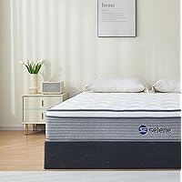 Full Size Mattress, 10 Inch Mattress Full with Pocket Spring and Memory Foam for Pressure Relief, Motion Isolation, Edge Support, Medium Firm Mattress in a Box, CertiPUR-US, Grey