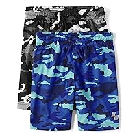 The Children's Place boys Performance Basketball Shorts 2 Pack