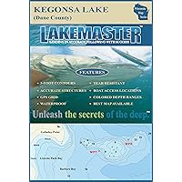 Lakemaster LPWIKAP02-04 Paper Map Kegonsa (Dane)