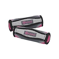 Gaiam Hand Weights for Women & Men Soft Dumbbell Walking Hand Weight Sets with Hand Strap