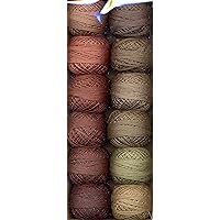 Valdani Perle Cotton Embroidery Thread Size 8 Forest Canvas Collection