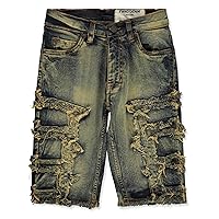 Boys' Shredded Denim Shorts