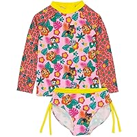 Paw Patrol Swimsuit Girls Toddlers 2 Piece T-Shirt Bikini Bottoms Swim Set