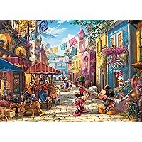 Ceaco - Thomas Kinkade - Disney - Mickey and Minnie in Mexico - 1000 Piece Jigsaw Puzzle