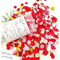 Promotional Custom Push Pop Confetti Poppers Customized Party Supplies Personalized Wedding Birthday Baby Shower Bridal Anniversary Party Poppers Gift Give Aways (50 Pack, 18)