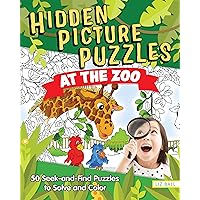 Hidden Picture Puzzles at the Zoo: 50 Seek and Find Puzzles to Solve and Color (Happy Fox Books) Over 400 Secret Items and Animals to Search & Find, with Fun Facts and Activities for Kids Age 5 & Up Hidden Picture Puzzles at the Zoo: 50 Seek and Find Puzzles to Solve and Color (Happy Fox Books) Over 400 Secret Items and Animals to Search & Find, with Fun Facts and Activities for Kids Age 5 & Up Paperback Kindle