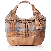 This Cute Handbag Features an eco-Friendly Plaid Pattern with a Nice Texture