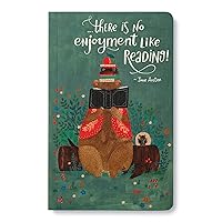 Compendium Softcover Journal - There is no enjoyment like reading! – A Write Now Journal with 128 Lined Pages, 5”W x 8”H