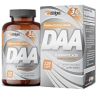 DAA D-Aspartic Acid 3g Daily Dose 30 Day Supply, 120 Capsules