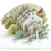 Signature Paper Wonder Pop Up Wedding Card (Happy Wedding Day)