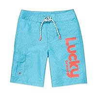 Lucky Brand Boys' Swim Trunk with UPF 50+ Sun Protection