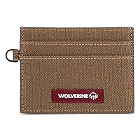 Men's RFID Blocking Rugged Card Case Wallets and Money Clips (Avail in Cotton Canvas Or Leather)
