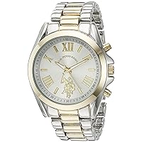 U.S. Polo Assn. Women's Quartz Metal and Alloy Casual Watch, Color:Two Tone (Model: USC40117)
