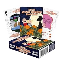 AQUARIUS Peanuts Great Pumpkin Playing Cards - Peanuts Themed Deck of Cards for Your Favorite Card Games - Officially Licensed Peanuts Merchandise & Collectibles