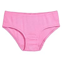 City Threads Cotton Girls Briefs Panties Underwear 100% Cotton Perfect for Sensitive Skin and SPD, Single