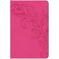 CSB Compact Ultrathin Bible, Pink LeatherTouch, Indexed CSB Compact Ultrathin Bible, Pink LeatherTouch, Indexed Imitation Leather