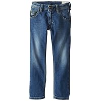 Diesel Little Boys' Krooley J-El Medium Blue Stretch Denim Slim Fit Jeans