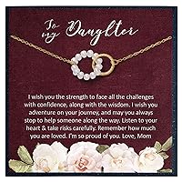 Daughter Gifts for Daughter Necklace Gift for Daughter Birthday Gifts from Mom to My Daughter Gifts Personalized Daughter Gifts for Daughter Adult