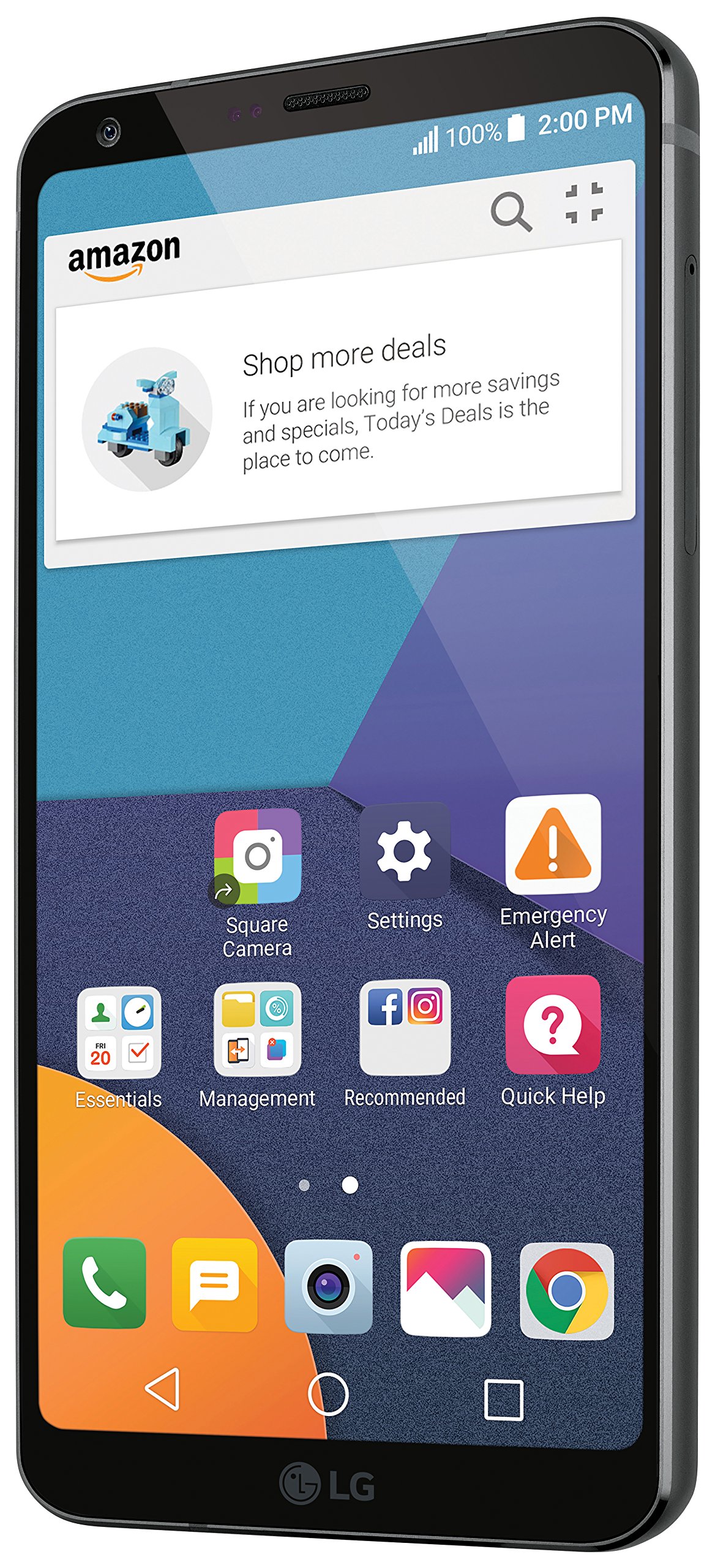 LG G6 – 32 GB – Unlocked (AT&T/T-Mobile/Verizon) – Black – Prime Exclusive