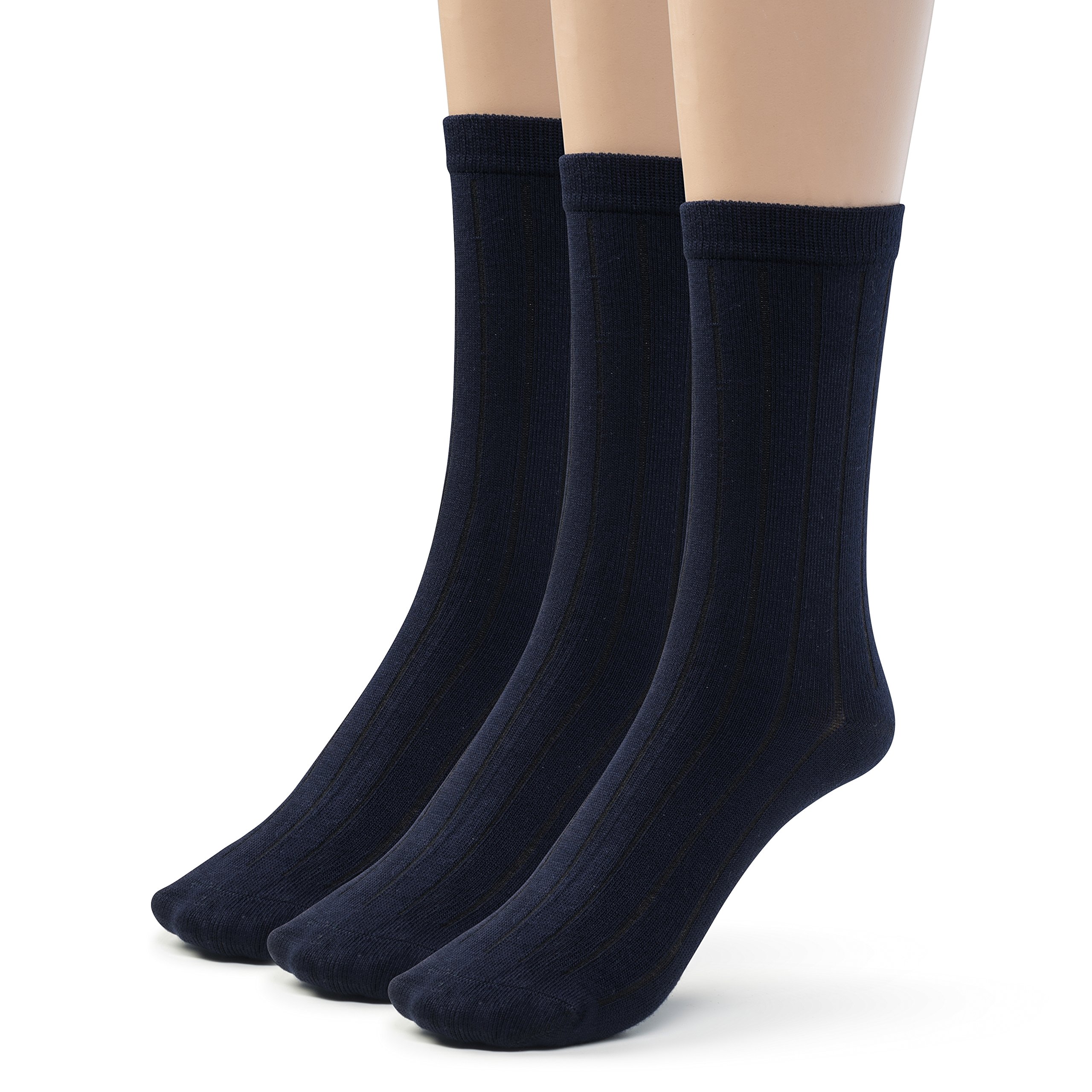 Buy Silky Toes Bamboo Seamless Crew Socks for Boys Girls, 3 or 6