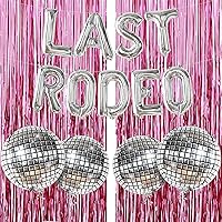 KatchOn, Last Rodeo Balloons - Pack of 15 | Pink Backdrop for Pink Streamers Party Decorations | Cowgirl Bachelorette Party Decorations | Pink Graduation Decorations | Last Rodeo Bachelorette Party