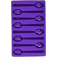Wilton Spoon-Shaped Silicone Candy Mold, Purple