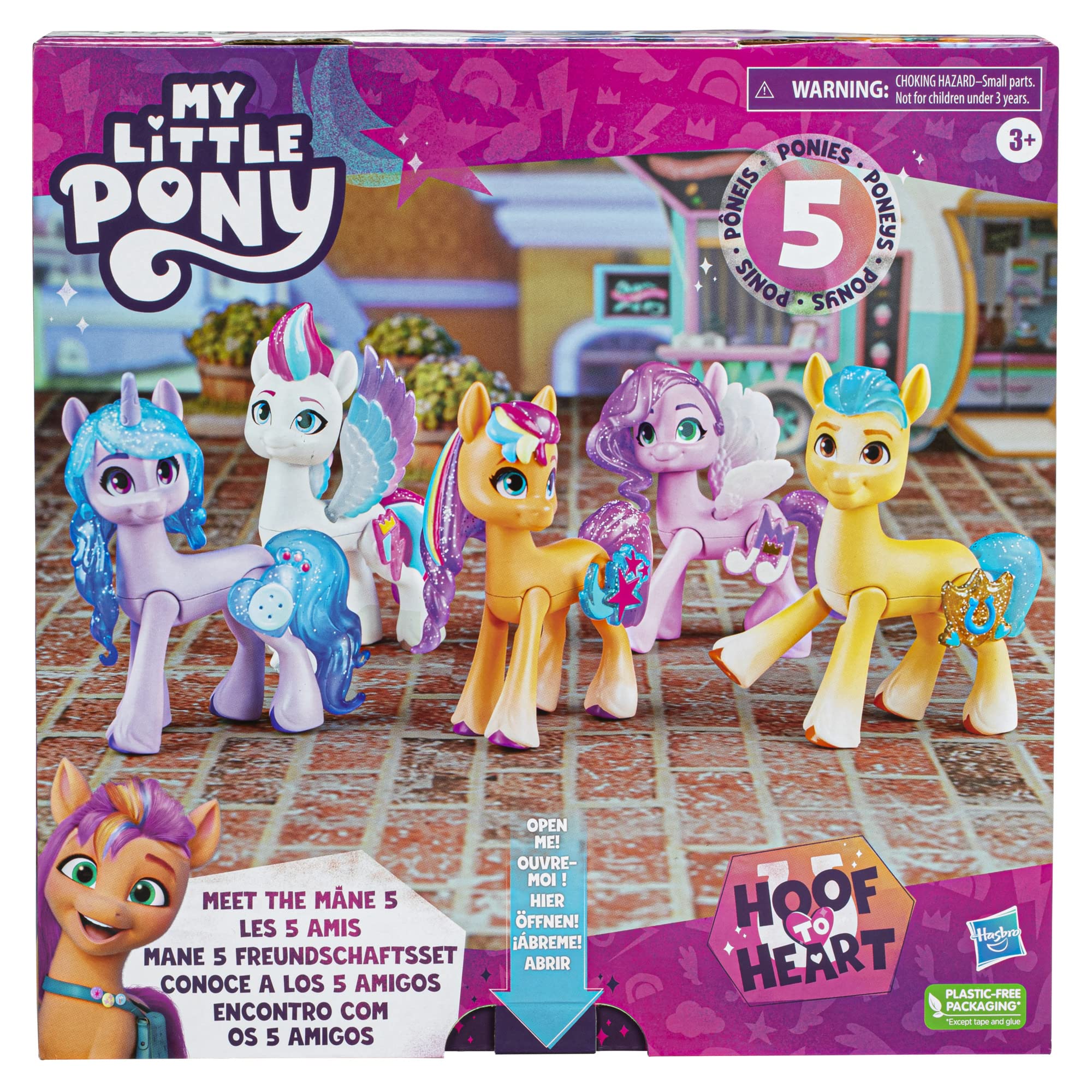 My Little Pony Toys: Make Your Mark Meet The Mane 5 Collection Set, Gifts for Kids (Amazon Exclusive)