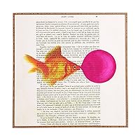 Deny Designs Coco De Paris, Goldfish with Bubblegum, Framed Wall Art, Small, 12